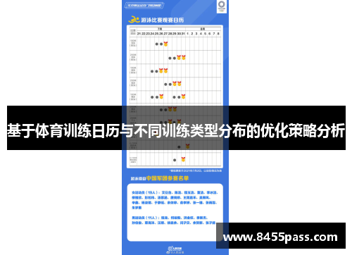 基于体育训练日历与不同训练类型分布的优化策略分析